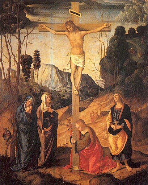 Palmezzano, Marco The Crucifixion oil painting image